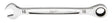 Milwaukee 45-96-9315 Ratcheting Combination Wrench, Metric, 15 mm Head, 8.17 in L, 12-Point, Steel, Chrome-Plated