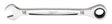 Milwaukee 45-96-9316 Ratcheting Combination Wrench, Metric, 16 mm Head, 8.58 in L, 12-Point, Steel, Chrome-Plated