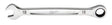 Milwaukee 45-96-9318 Ratcheting Combination Wrench, Metric, 18 mm Head, 9.55 in L, 12-Point, Steel, Chrome-Plated