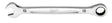Milwaukee 45-96-9319 Ratcheting Combination Wrench, Metric, 19 mm Head, 10.14 in L, 12-Point, Steel, Chrome-Plated