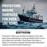Rust-Oleum Marine Coatings Outdoor Oyster White Marine Topside Paint 1 qt, Pack of 2