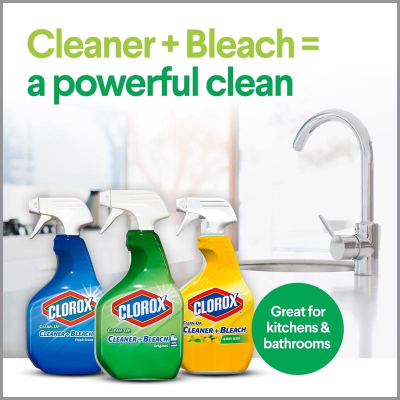 Clorox Clean-Up Fresh Scent Cleaner with Bleach 32 oz 1 pk, Pack of 9