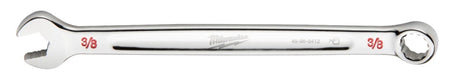 Milwaukee 45-96-9412 Combination Wrench, SAE, 3/8 in Head, 6.22 in L, 12-Point, Steel, Chrome-Plated