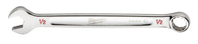 Milwaukee 45-96-9416 Combination Wrench, SAE, 1/2 in Head, 7.09 in L, 12-Point, Steel, Chrome-Plated