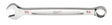 Milwaukee 45-96-9424 Combination Wrench, SAE, 3/4 in Head, 9.84 in L, 12-Point, Steel, Chrome-Plated