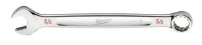 Milwaukee 45-96-9424 Combination Wrench, SAE, 3/4 in Head, 9.84 in L, 12-Point, Steel, Chrome-Plated