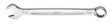 Milwaukee 45-96-9430 Combination Wrench, SAE, 15/16 in Head, 12.4 in L, 12-Point, Steel, Chrome-Plated