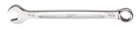 Milwaukee 45-96-9430 Combination Wrench, SAE, 15/16 in Head, 12.4 in L, 12-Point, Steel, Chrome-Plated