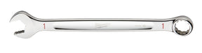 Milwaukee 45-96-9432 Combination Wrench, SAE, 1 in Head, 13.39 in L, 12-Point, Steel, Chrome-Plated