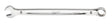 Milwaukee 45-96-9508 Combination Wrench, Metric, 8 mm Head, 5.51 in L, 12-Point, Steel, Chrome-Plated