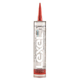 Sashco Lexel Clear Synthetic Rubber All Purpose Caulk 10.5 oz, Pack of 12