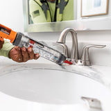 Sashco Lexel Clear Synthetic Rubber All Purpose Caulk 10.5 oz, Pack of 12