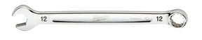Milwaukee 45-96-9512 Combination Wrench, Metric, 12 mm Head, 6.77 in L, 12-Point, Steel, Chrome-Plated