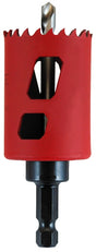 Morse MHSA Series MHSA17C Hole Saw, 1-1/16 in Dia, 1-15/16 in D Cutting, 3/8 in Arbor, 4/6 TPI, Bi-Metal Cutting Edge