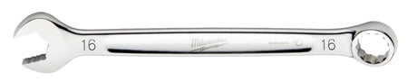Milwaukee 45-96-9516 Combination Wrench, Metric, 16 mm Head, 8.27 in L, 12-Point, Steel, Chrome-Plated
