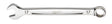 Milwaukee 45-96-9517 Combination Wrench, Metric, 17 mm Head, 8.86 in L, 12-Point, Steel, Chrome-Plated