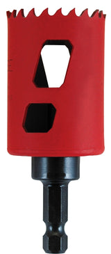 Morse MHSA24C Hole Saw, 1-1/2 in Dia, 1-15/16 in D Cutting, 3/8 in Arbor, 4/6 TPI, HSS Cutting Edge