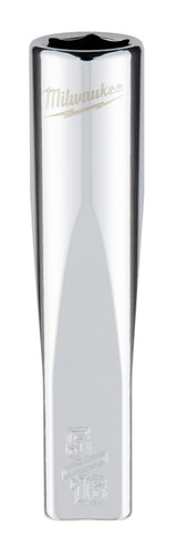 Milwaukee 45-34-9016 Socket, 5/16 in Socket, Deep Socket, 2.559 in OAL, 1/4 in Drive, 6-Point, Chrome Vanadium Steel