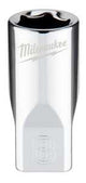 Milwaukee 45-34-9034 Socket, 8 mm Socket, Standard Socket, 4.921 in OAL, 1/4 in Drive, 6-Point, Chrome Vanadium Steel