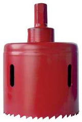 Morse MHSA36C Hole Saw, 2-1/4 in Dia, 1-15/16 in D Cutting, 3/8 in Arbor, 4/6 TPI, HSS Cutting Edge