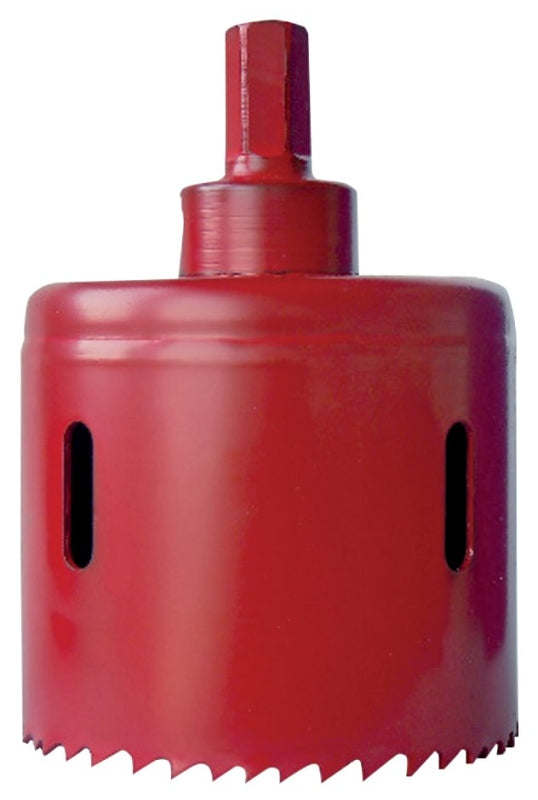 Morse MHSA36C Hole Saw, 2-1/4 in Dia, 1-15/16 in D Cutting, 3/8 in Arbor, 4/6 TPI, HSS Cutting Edge