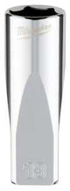 Milwaukee 45-34-9051 Socket, 13 mm Socket, Deep Socket, 2.559 in OAL, 1/4 in Drive, 6-Point, Chrome Vanadium Steel