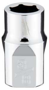Milwaukee 45-34-9062 Socket, 3/8 in Socket, Standard Socket, 3.543 in OAL, 3/8 in Drive, 6-Point, Chrome Vanadium Steel
