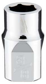 Milwaukee 45-34-9062 Socket, 3/8 in Socket, Standard Socket, 3.543 in OAL, 3/8 in Drive, 6-Point, Chrome Vanadium Steel
