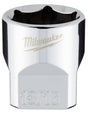 Milwaukee 45-34-9069 Socket, 13/16 in Socket, 3/8 in Drive, 6-Point, Chrome Vanadium Steel, Chrome-Plated
