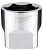 Milwaukee 45-34-9071 Socket, 15/16 in Socket, 3/8 in Drive, 6-Point, Chrome Vanadium Steel, Chrome-Plated