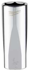Milwaukee 45-34-7500 Socket, 3/4 in Socket, Deep Socket, 3.543 in OAL, 3/8 in Drive, 6-Point, Chrome Vanadium Steel
