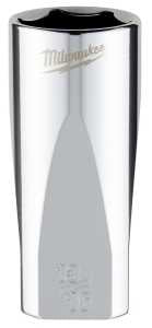 Milwaukee 45-34-9074 Socket, 13/16 in Socket, Deep Socket, 3.543 in OAL, 3/8 in Drive, 6-Point, Chrome Vanadium Steel