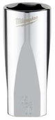 Milwaukee 45-34-9074 Socket, 13/16 in Socket, Deep Socket, 3.543 in OAL, 3/8 in Drive, 6-Point, Chrome Vanadium Steel