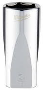 Milwaukee 45-34-9075 Deep Socket, 7/8 in Socket, 3/8 in Drive, 6-Point, Chrome Vanadium Steel, Chrome-Plated