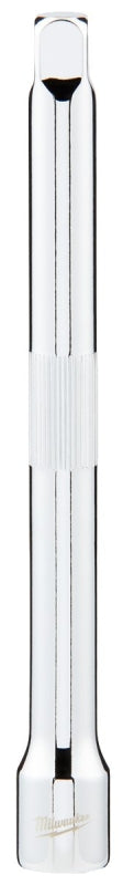 Milwaukee 43-24-0006 Socket Extension, 3/8 in Drive, 1/4 in Output Drive, Male Square Output Drive, 6 in L, Chrome