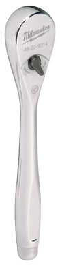 Milwaukee 48-22-9014 Drive Ratchet, 1/4 in Drive, 6 in OAL, Chrome-Plated