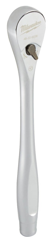 Milwaukee 48-22-9038 Drive Ratchet, 3/8 in Drive, 8-1/2 in OAL, Chrome-Plated