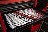 Milwaukee 48-22-9416 Ratcheting Combination Wrench Set, 15-Piece, Alloy Steel, Chrome-Plated