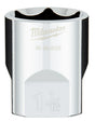 Milwaukee 45-34-9109 Socket, 1-1/16 in Socket, 1/2 in Drive, 6-Point, Chrome Vanadium Steel, Chrome-Plated