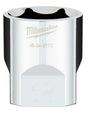 Milwaukee 45-34-9110 Socket, 1-1/8 in Socket, 1/2 in Drive, 6-Point, Chrome Vanadium Steel, Chrome-Plated