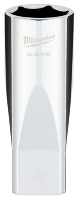 Milwaukee 45-34-9132 Socket, 7/8 in Socket, Deep Socket, 1-1/4 in OAL, 1/2 in Drive, 6-Point, Chrome Vanadium Steel