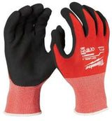 Milwaukee 48-22-8903 Gloves, Unisex, XL, 7.77 to 7.97 in L, Nitrile, Red