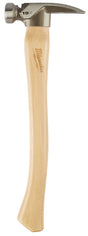 Milwaukee 48-22-9519 Framing Hammer, 19 oz Head, Smooth Head, Steel Head, 16.06 in OAL