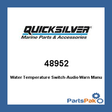 WATER TEMP SWITCH-AUDIO WARN