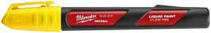 Milwaukee INKZALL Series 48-22-3721 Liquid Paint Marker, Red/Yellow, 6.09 in L, Plastic Barrel