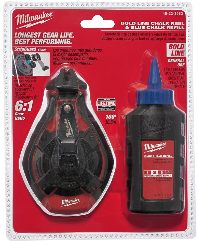 Milwaukee 48-22-3982 Bold Line Kit, 100 ft L Line, 6:1 Gear Ratio