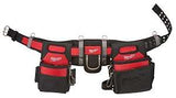 Milwaukee 48-22-8110 Electrician's Work Belt, 30 to 53 in Waist, Nylon, Black/Red, 29-Pocket