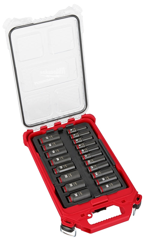 Milwaukee SHOCKWAVE Impact Duty 49-66-6801 Socket Set, Chrome Molybdenum Steel
