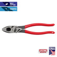 Milwaukee MT500C Lineman's Pliers with Crimper and Bolt Cutter, 9.22 in OAL, 1.39 in Jaw Opening, Red Handle