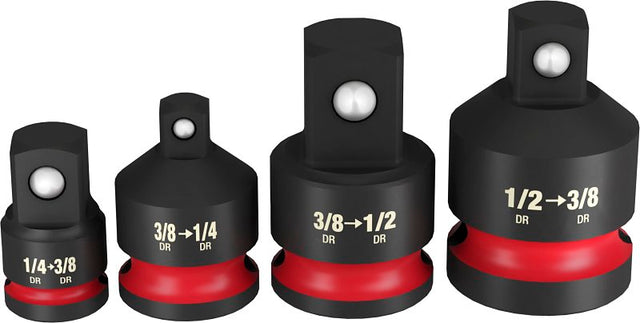 Milwaukee SHOCKWAVE Impact Duty Series 49-66-6742 Drive Adapter Set, Impact Drive, Female, Square Output Drive